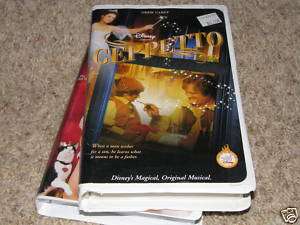 Disney GEPPETTO ~Drew Carey~Julia Louis Dreyfus VHS 786936126273 