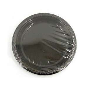  Party Supplies plate plastic black 9 20 ct: Toys & Games