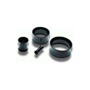 Blackline Double Flared Flesh Tunnel Plug   10g (2.6mm)   Sold As A 