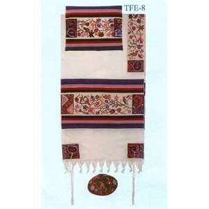   in Color Tallit Prayer Shawl Set   Size 42 x 77 