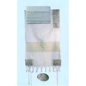   in Silver Tallit Prayer Shawl Set   Size 42 x 77 