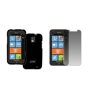   Case Cover (Black) + Screen Protector [EMPIRE Packaging]: Electronics