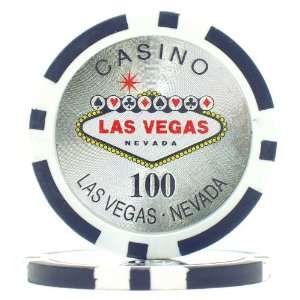   Quality 15g Clay Welcome to Las Vegas Chip   Laser 