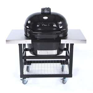 Primo Extra Large Oval Kamado Grill w/Cart & Stainless  