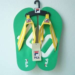 NWT FILA Sandals Slippers Beach Green Mens Size US 11  