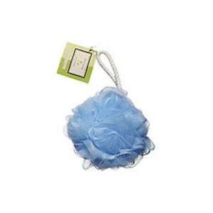  Bath Net Sponge w/hang loop Sky Blue Beauty