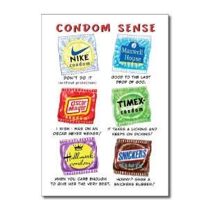  Funny Birthday Card Condom Sense Humor Greeting Daniel 