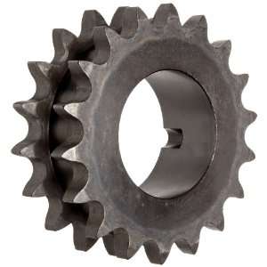 Martin Roller Chain Sprocket, Hardened Teeth, Taper Bushed, Type A Hub 