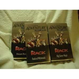  VHS Action Adventure Video Series The Rack (3 Tape Set 