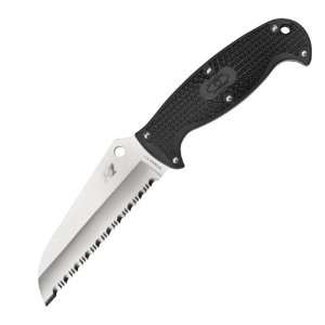 Jumpmaster Black FRN Handle Serrated 