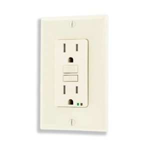  Leviton S7599 T 15 Amp, Self Test GFCI, Wallplate Included 