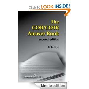  /COTR Answer Book, Second Edition Bob Boyd  Kindle Store