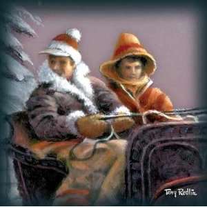  Terry Redlin   Winter Wonderland   Sleigh Ride Companion 