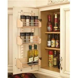 Adjustable Door Mount Spice Rack 4ASR 15: Home & Kitchen