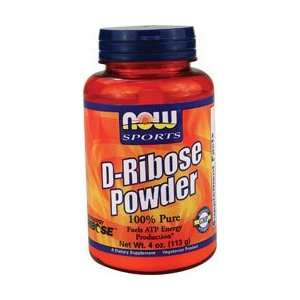  NOW D Ribose Powder   4 Oz.   Unflavored: Health 