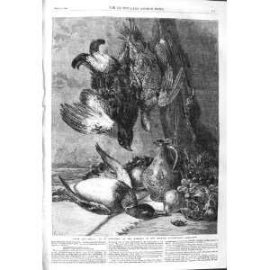   1862 GAME FRUIT BIRDS DUCK HUNTING DUFFIELD FINE ART