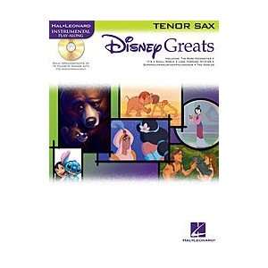  Disney Greats   Tenor Saxophone (Book/CD Package): Musical 
