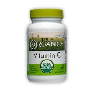  Enzymatic Therapy True Organics Vitamin C 90 Tablets 