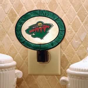  Minnesota Wild Glass Nightlight