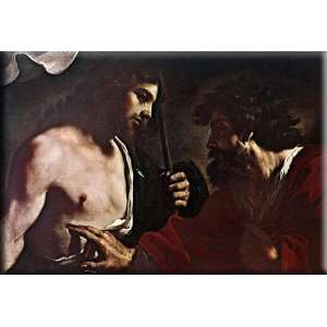  Doubting Thomas 16x11 Streched Canvas Art by Guercino 