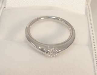 BIRKS 18K White Gold Diamond 0.23CT Engagement Ring   GIA Appraised $ 