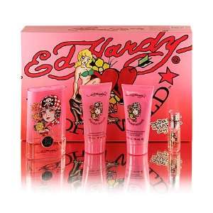  Ed Hardy Panther Lady Born Wild Fragrance Set Pink: Beauty