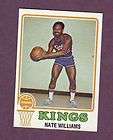 1973 74 Topps BKB 54 Nate Williams Kings  