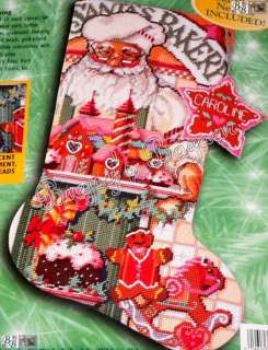 Bucilla BAKER SANTA Stocking Needlepoint Christmas Kit   Nancy Rossi 