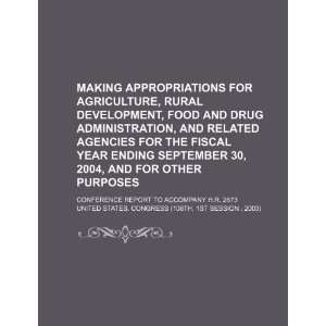 Making appropriations for Agriculture, Rural Development, Food and 