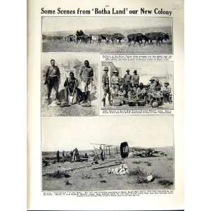  1915 WORLD WAR GENERAL BOTHA NARIB AFRICA NATIVES ARMY 