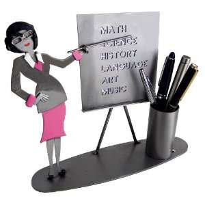  Female Teacher Pen Holder
