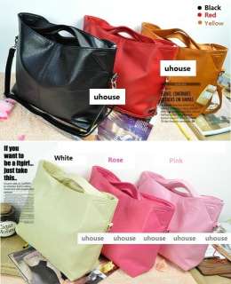 multi color PU leather fashion black rose yellow white totes shoppers 