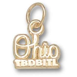 Ohio State University Script Ohio Tbdbitl 1/4 Pendant (14kt 