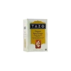 Tazo Tea Organic Hot Spicy Ginger Tea (3x20 bag)  Grocery 