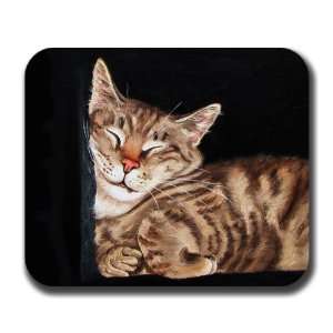  Tabby Cat Nap in Box Art Mouse Pad: Everything Else