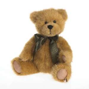  Casey Bearloom by Boyds Bears 8 Plush Gold Pot Belly Bear 