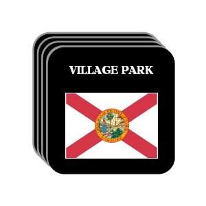  US State Flag   VILLAGE PARK, Florida (FL) Set of 4 Mini 