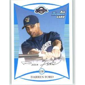 2008 Bowman Prospects #BP3 Darren Ford   Milwaukee Brewers (XRC 