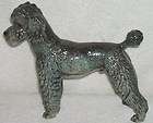 STANDARD POODLE FIGURINE BY GOEBEL, GORGEOUS GRAY BLUE COLOR, NO 