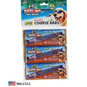  Happy Mon Dog Tasty Peanut Butter Dog Cookie Bars 3 Pack 