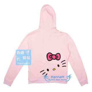 Hello Kitty Girl Woman Clothing Blazers Jackets Coat with hat gift 