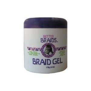  Better Braids Braid Gel 6 Oz.: Health & Personal Care