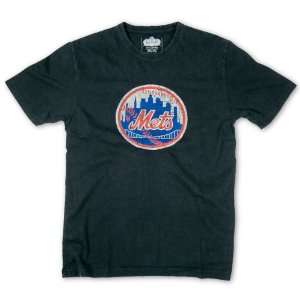 New York Mets Brass Tacks Logo T Shirt By Red Jacket  