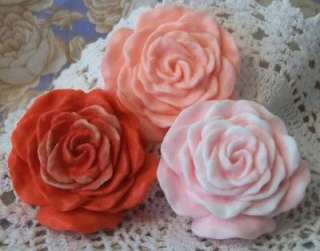 Beautiful Rose Silicone Soap Mold Candle Mold  