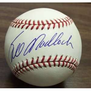 Bill Madlock Autographed Baseball 