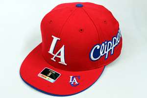 Los Angeles Clippers NBA Reebok Red Blue Fitted Cap NEW  