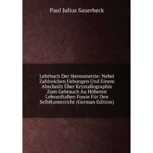   (German Edition) (9785877931824): Paul Julius Sauerbeck: Books