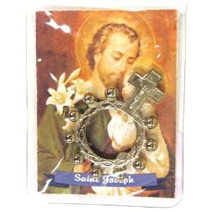  Saint Joseph Finger Rosary Ring (Malco 48 162 03)