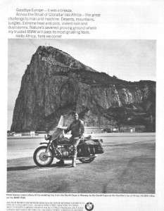 1966 BMW R 60 Motorcycle Danny Liska Trip Original Ad  