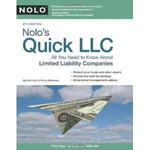   Liability Companies [Paperback] Anthony Mancuso Attorney Books